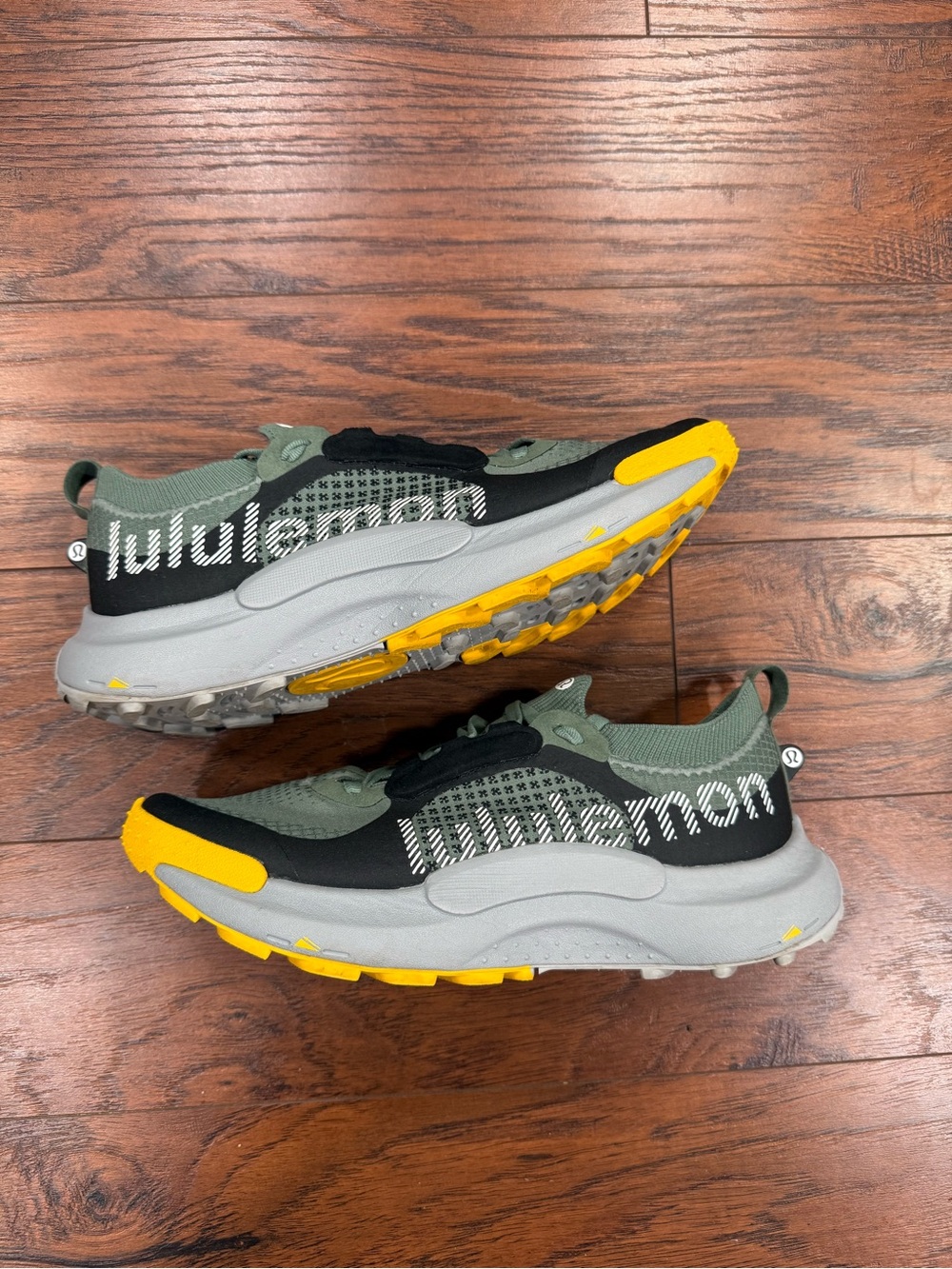 Lululemon Green & Yellow Athletic Sneakers - Picture 6 of 16